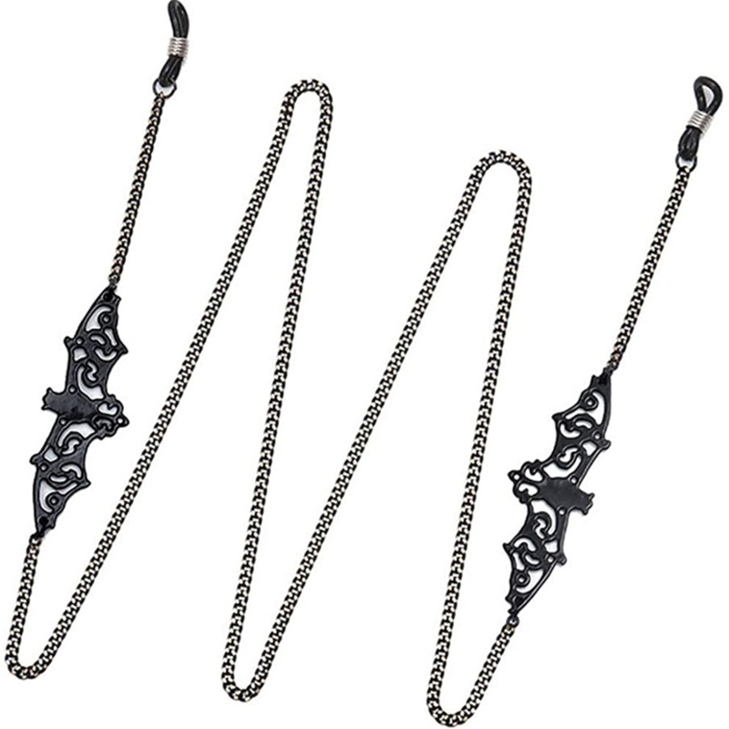 Men Accessories Neck Chain - 1-10 Buah Rantai Kacamata Kelelawar Gotik