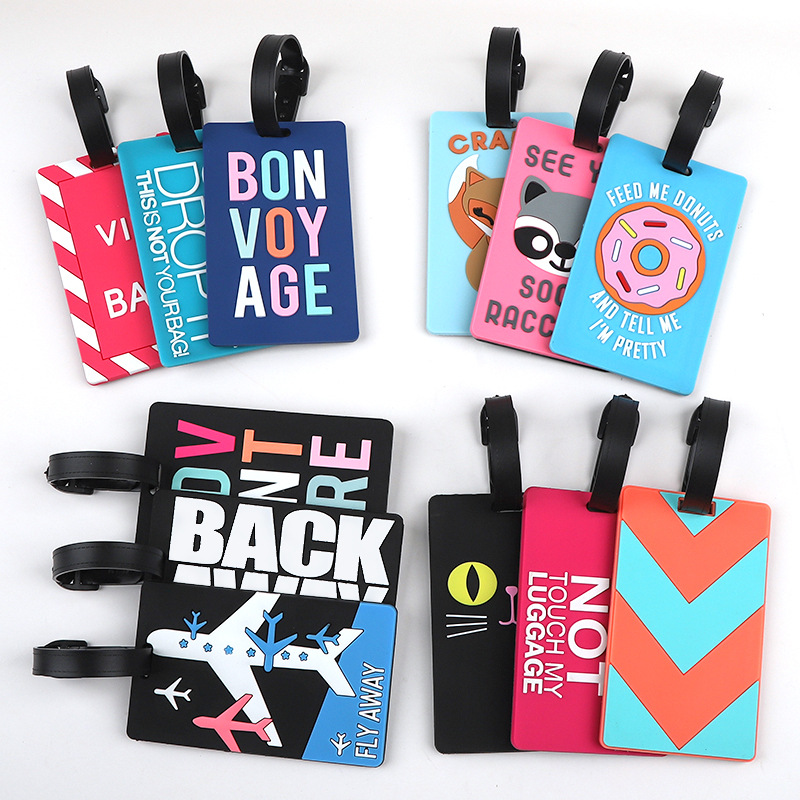 Men Accessories Name - 1 Buah Tag Bagasi PVC Hewan