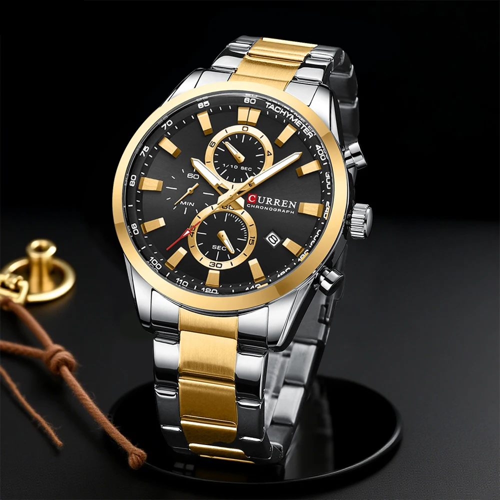 Men'S Accessories And Jewelry - CURREN Jam Tangan Olahraga Chrono Kuarsa