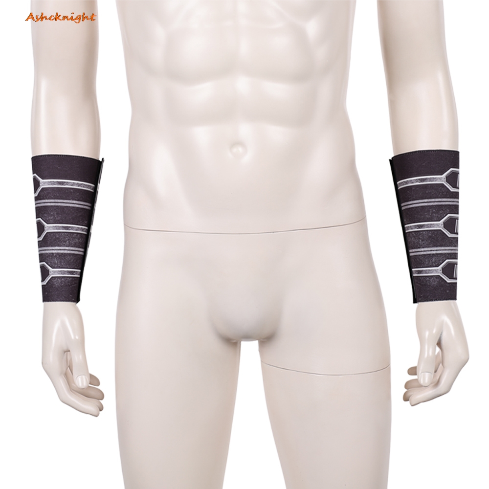 Men Accessories In Silver - Aksesori Pelindung Tangan Kulit Perak Lord