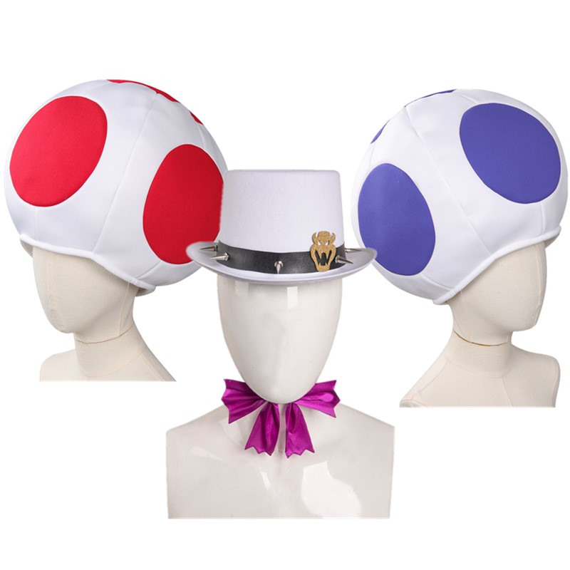 Men Accessories Hat - Topi Kinopio Cosplay Toad untuk Pria
