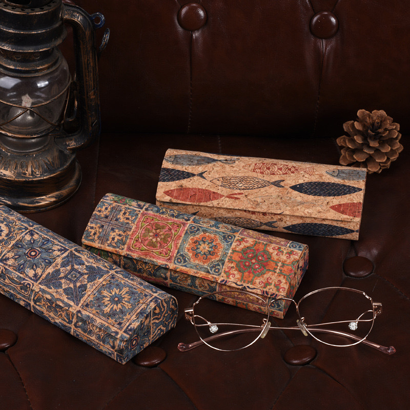 Men Accessories To Look Good - **Kotak Kacamata Gabus Alami, Casing Kacamata