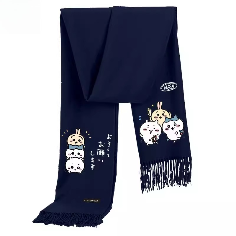 Men Accessories To Look Good - Chiikawa Hachiware Usagi Kawaii Anime Cartoonscarf