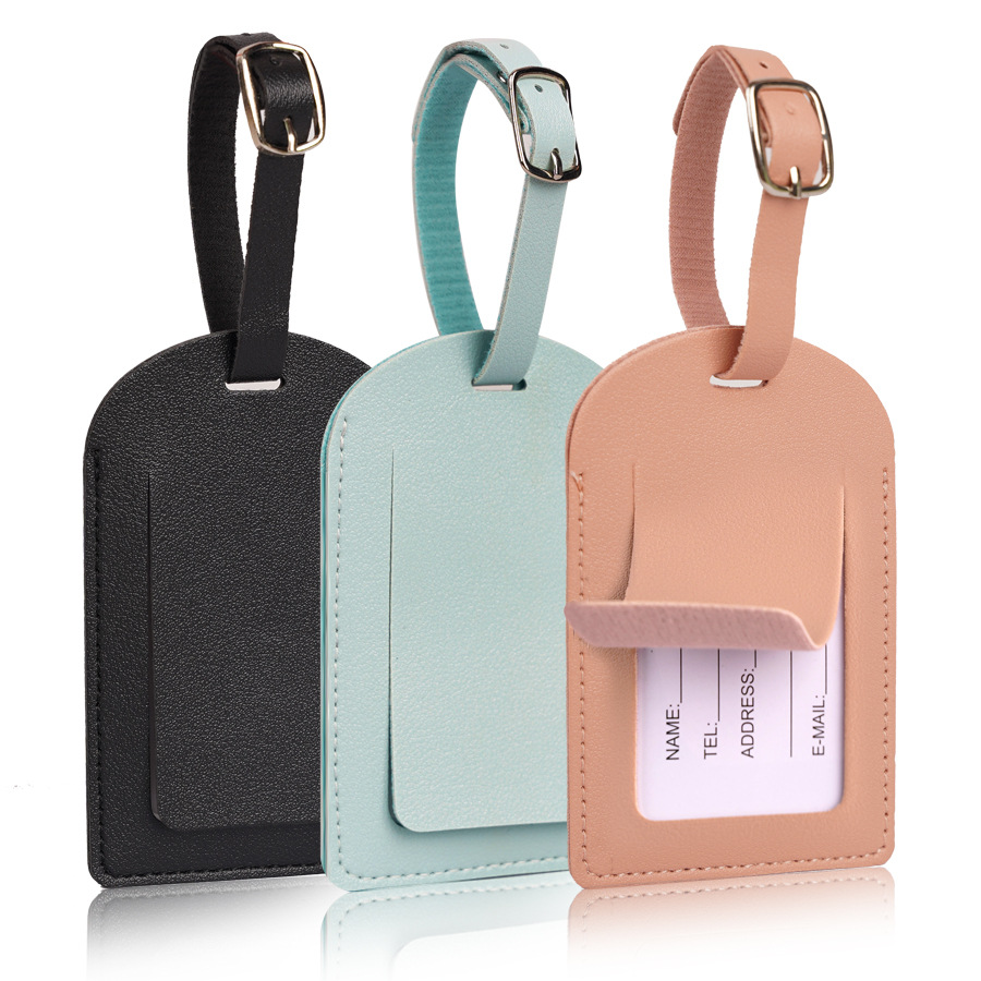 Tag Bagasi Wanita Pria Kulit P - Men Accessories Name ulasan dan harga