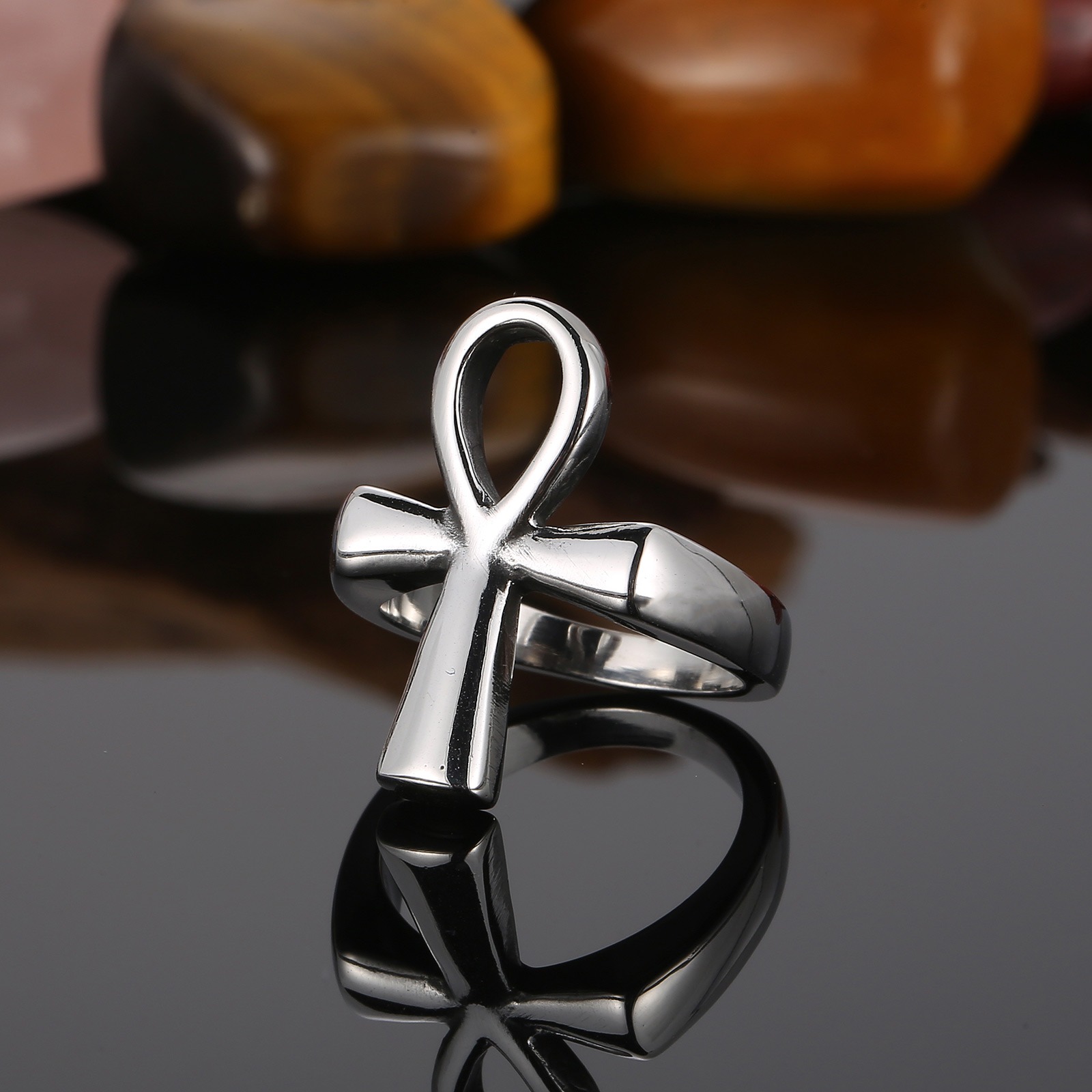 HaoYi Cincin Mesir Cruz Baja T - Men Accessories Egypt ulasan dan harga