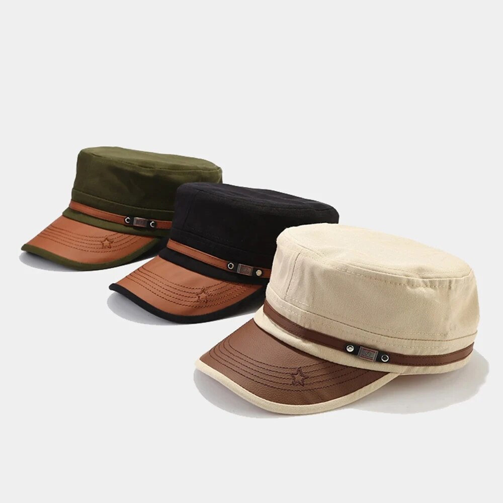 Topi Cadet kasual pria, topi b - Men'S Accessories Vintage ulasan dan harga