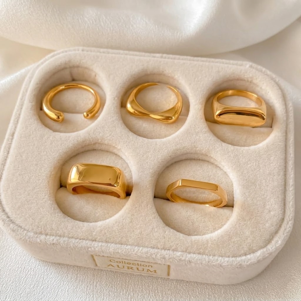 Cincin Signet Chunky Stainless - Signet Ring Men ulasan dan harga