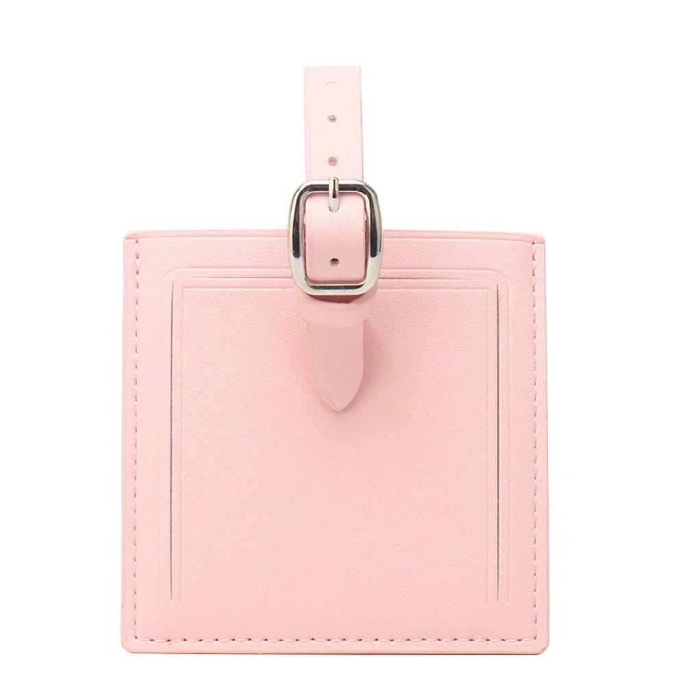 Label Bagasi Kulit Persegi den - Men Accessories Name ulasan dan harga