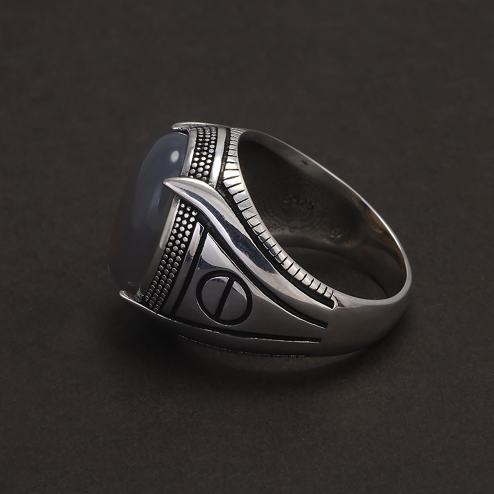 Cincin Stempel Batu Akik Perak - Signet Ring Men ulasan dan harga