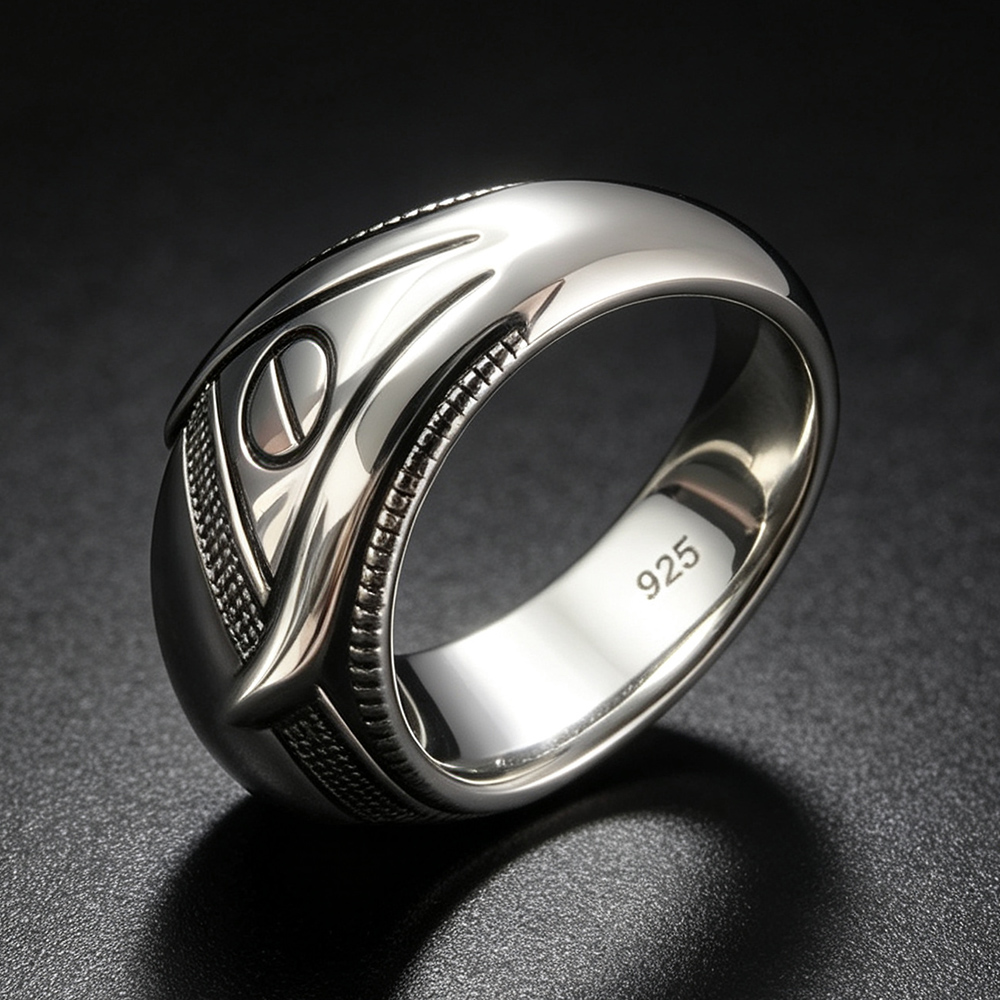 Cincin Stempel Batu Akik Perak - Signet Ring Men ulasan dan harga