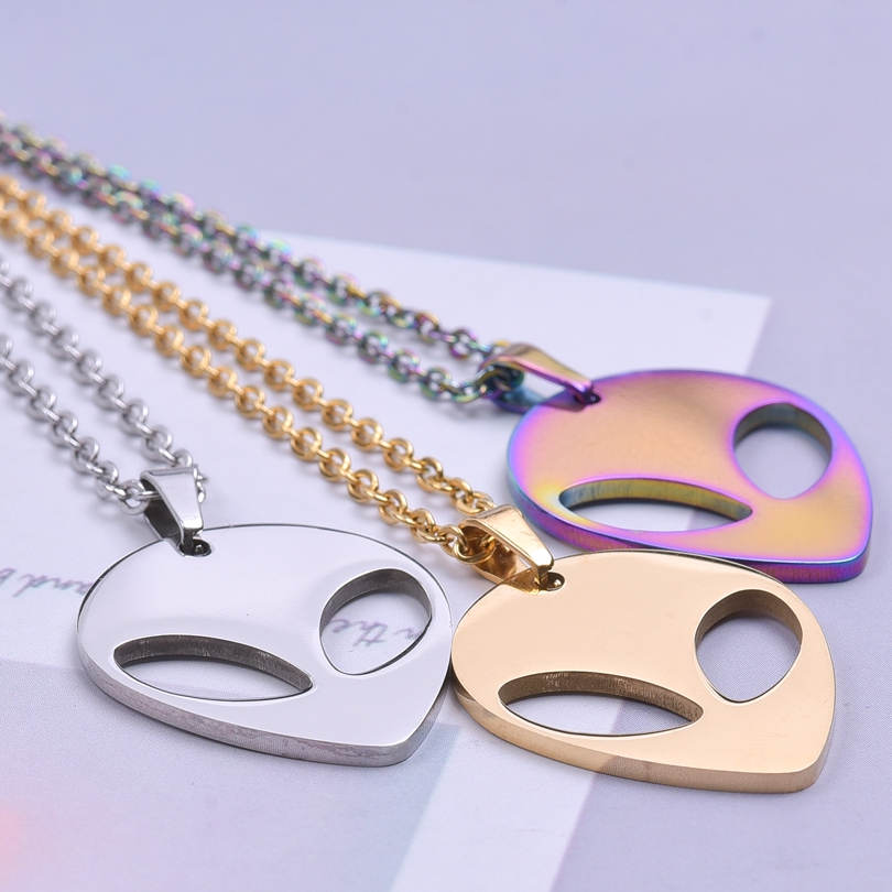 Baru Alien Liontin Rantai Lehe - Men Accessories Neck Chain ulasan dan harga