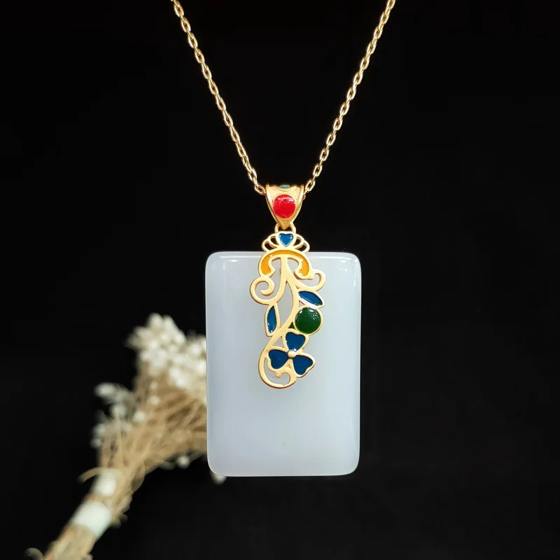 Liontin Kalung Giok Jimat Kals - Men Accessories In Silver ulasan dan harga