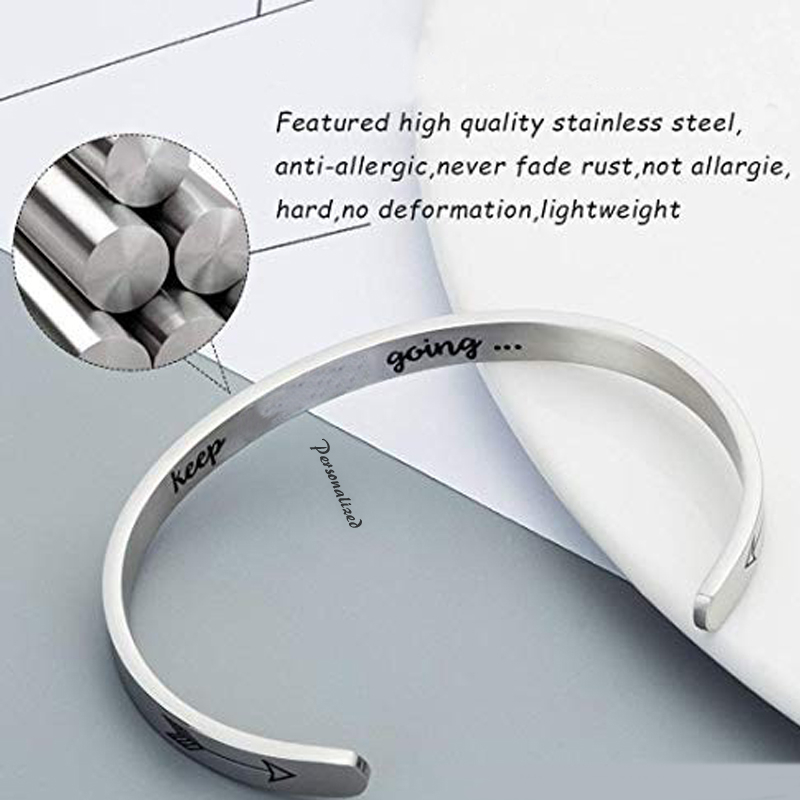 Gelang Manset Ukiran Gratis 4M - Men Accessories Name ulasan dan harga