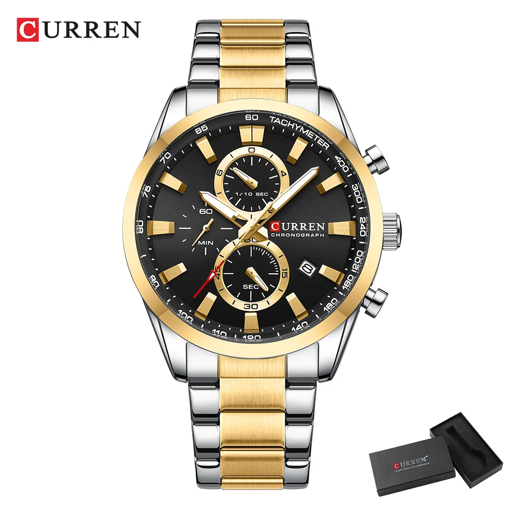 CURREN Jam Tangan Olahraga Chr - Men'S Accessories And Jewelry ulasan dan harga