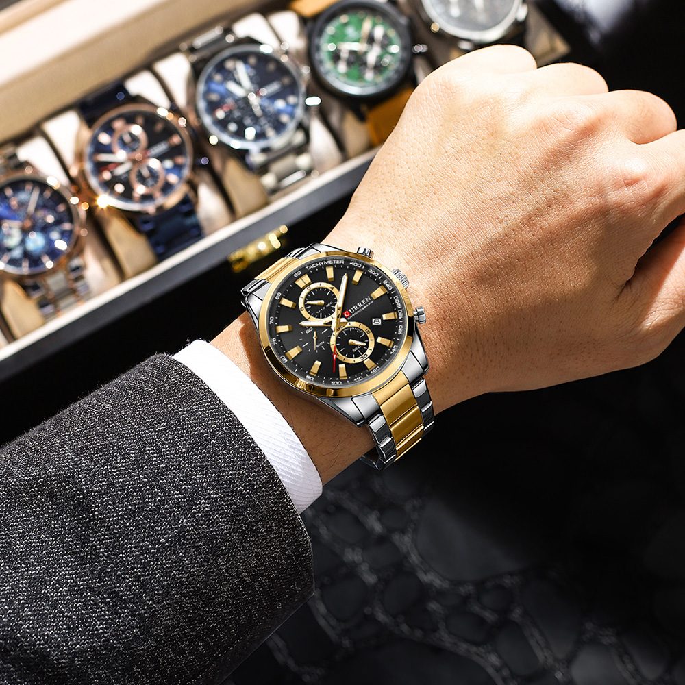 CURREN Jam Tangan Olahraga Chr - Men'S Accessories And Jewelry ulasan dan harga