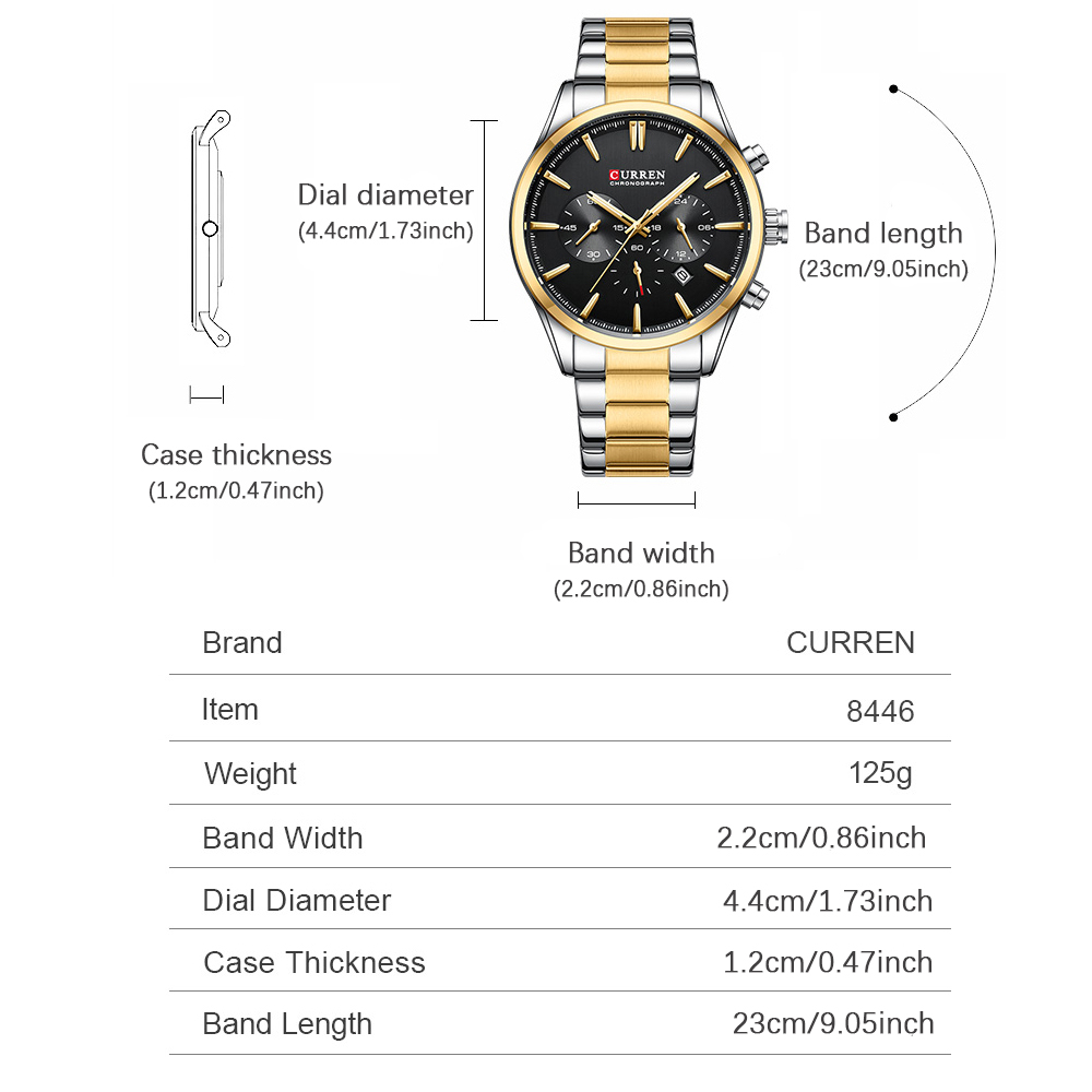 CURREN Jam Tangan Olahraga Chr - Men'S Accessories And Jewelry ulasan dan harga