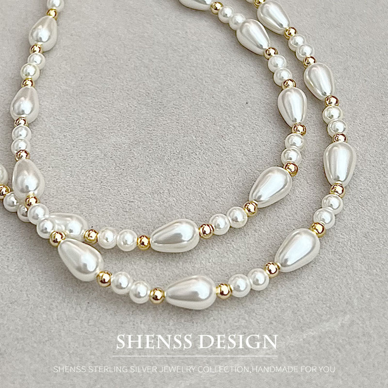 Kalung Tetesan Air Mutiara Imi - Men'S Accessories Drop Shipping ulasan dan harga