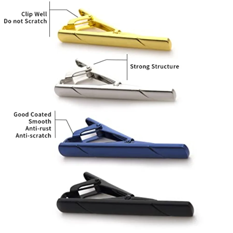 4 Buah Klip Dasi untuk Pria de - Men Accessories Fashion ulasan dan harga