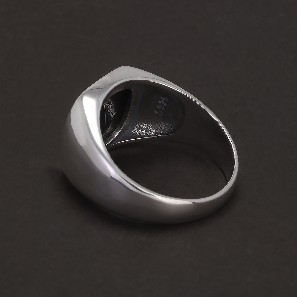 S925 Perak Murni Cincin Stempe - Men'S Accessories Rings ulasan dan harga