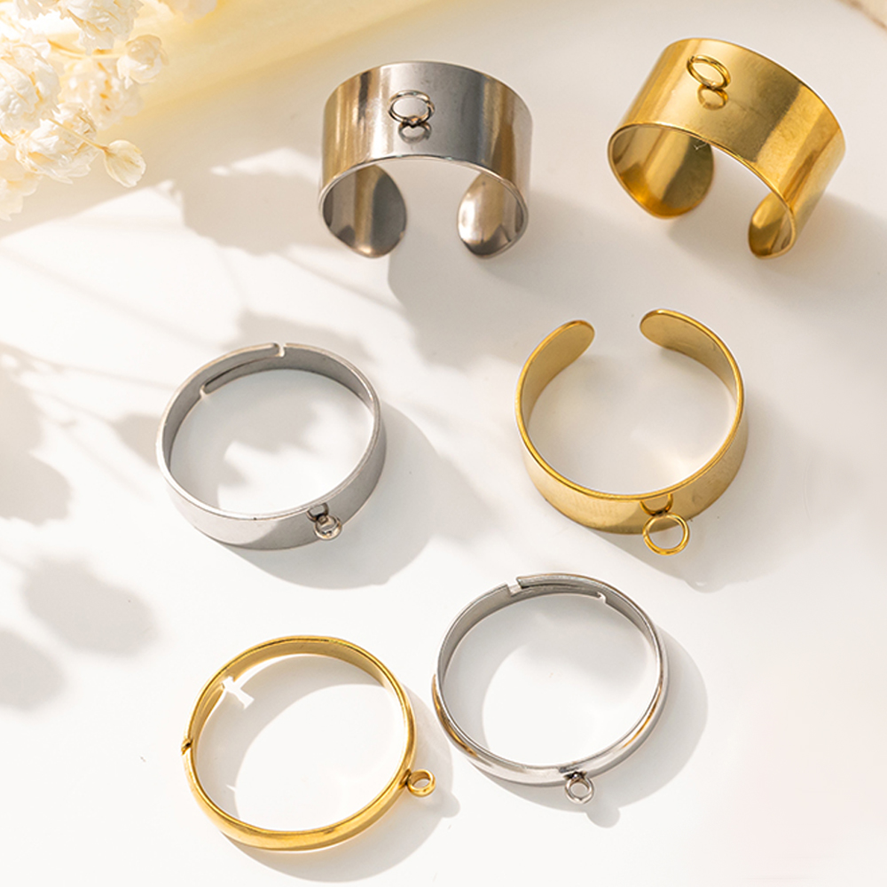 5 Buah/Lot Dasar Cincin Terbuk - Men'S Accessories Rings ulasan dan harga