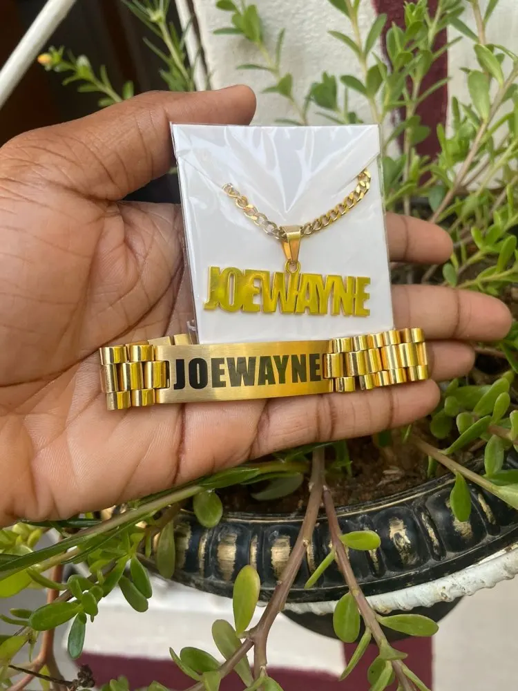 Kustom kalung nama pria gelang - Men Accessories Name ulasan dan harga