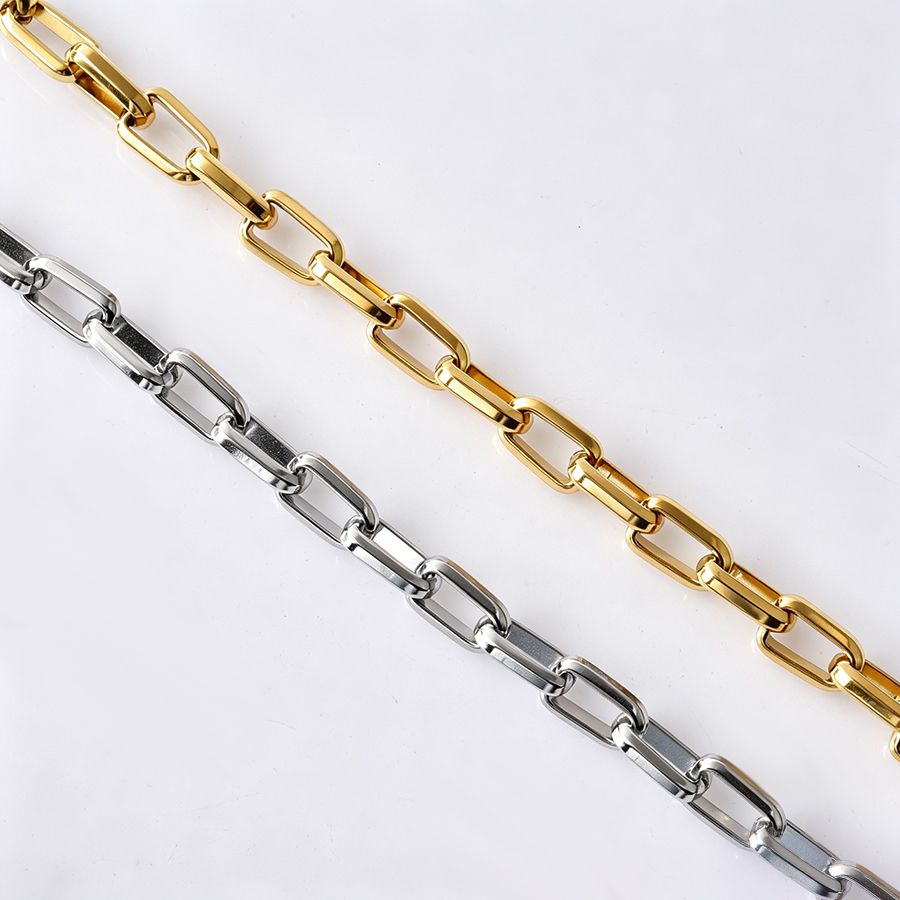 Kalung Rantai Persegi Panjang  - Men Accessories Neck Chain ulasan dan harga