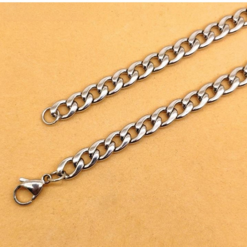Kalung Rantai Kuba Baja Tahan  - Men Accessories Neck Chain ulasan dan harga