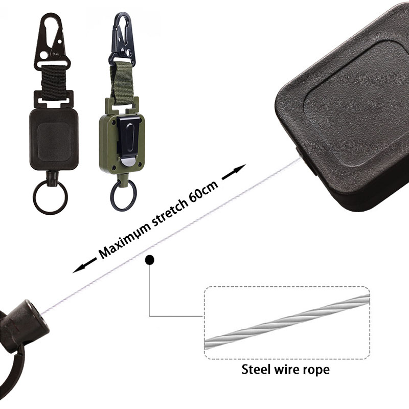 Pengait Rantai Kawat Baja Berk - Keychain Multi Tool ulasan dan harga