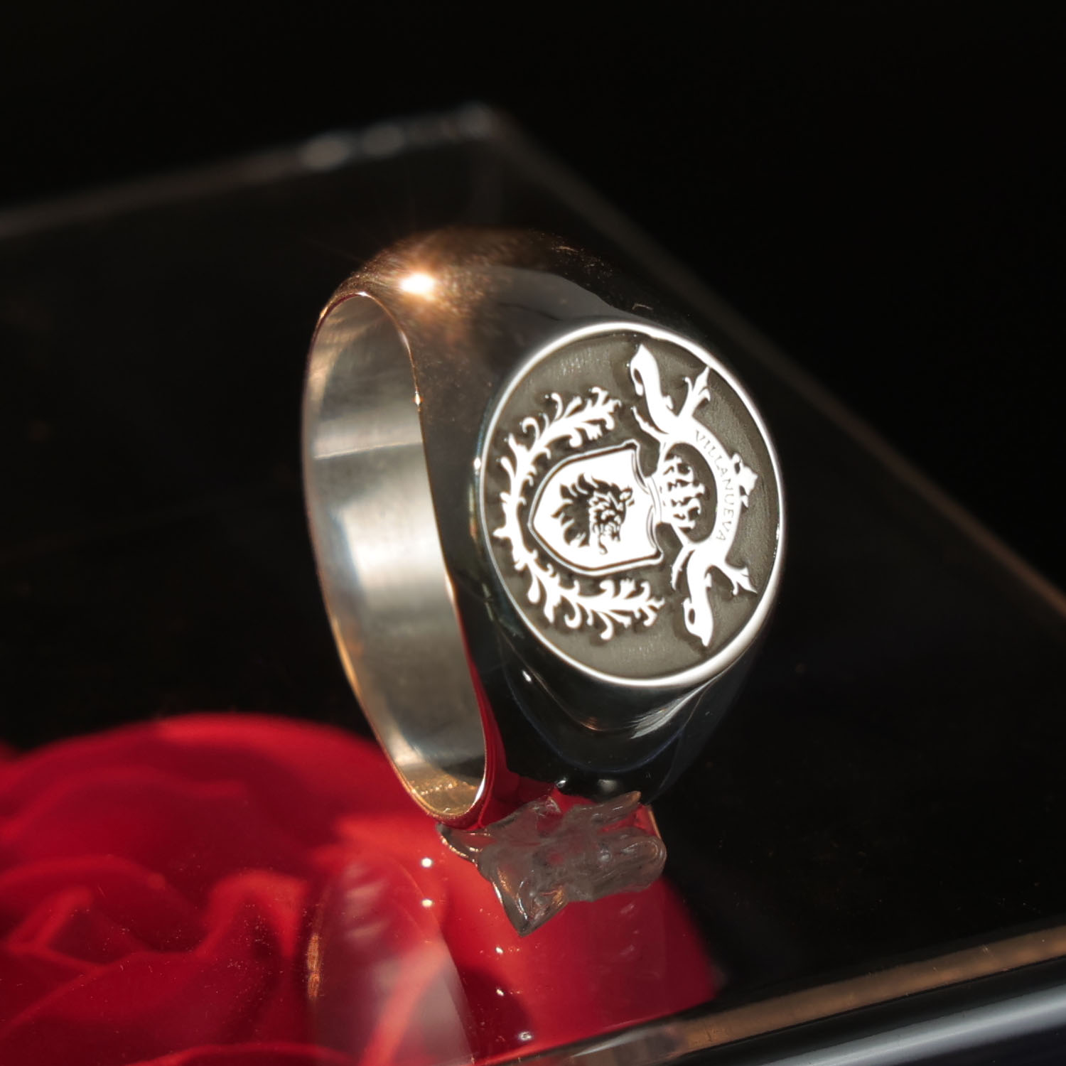 Cincin Pria Perak Padat 925 Bu - Signet Ring Men ulasan dan harga